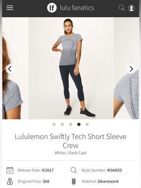 Lululemon Swiftly Tech Short Sleeve Crew